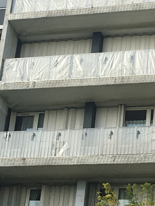 Installation filets de sécurité