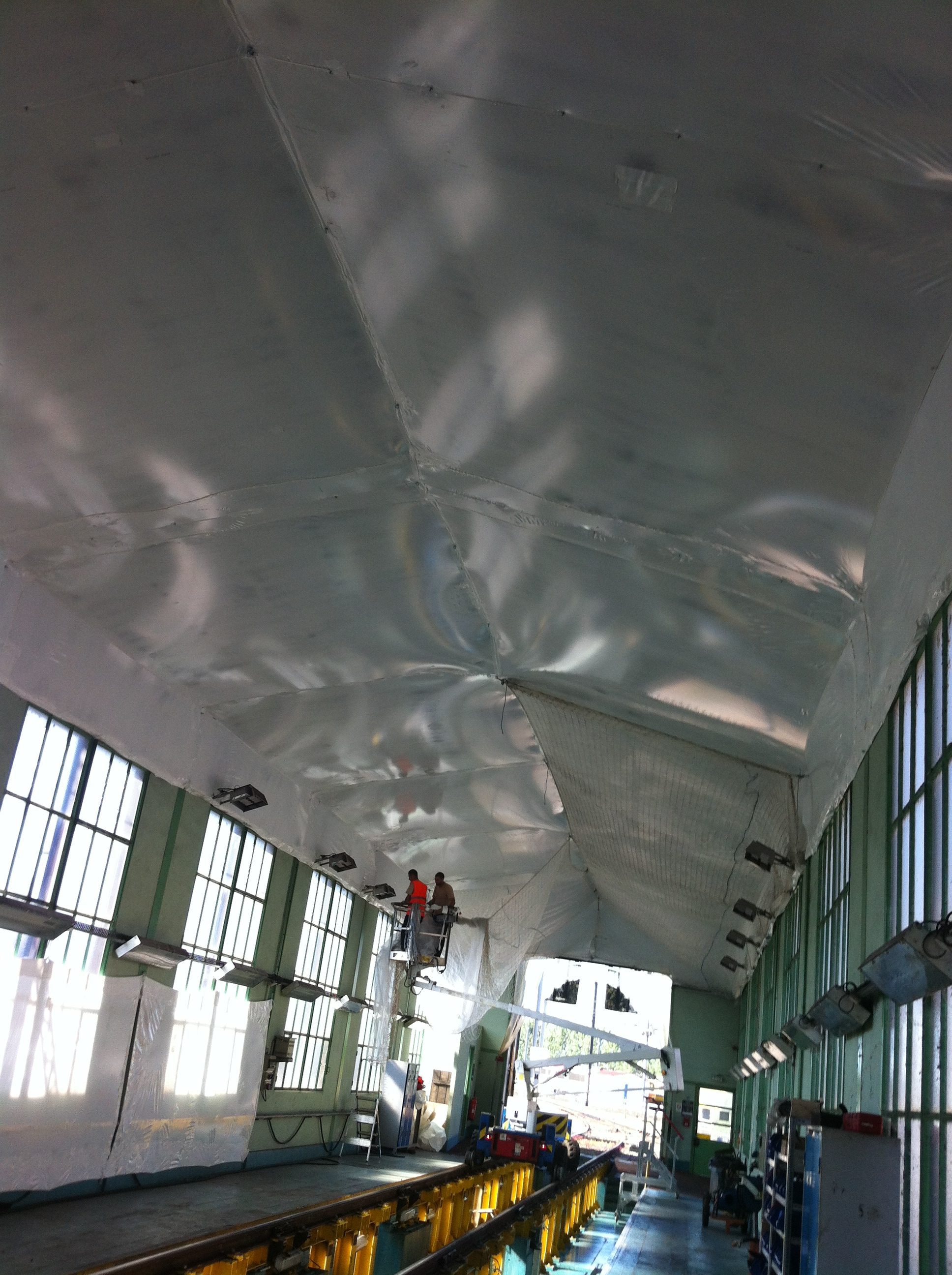 Installation filets Thermo-retractable