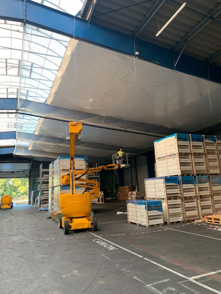 film thermoretractable aide confinement amiante france filets