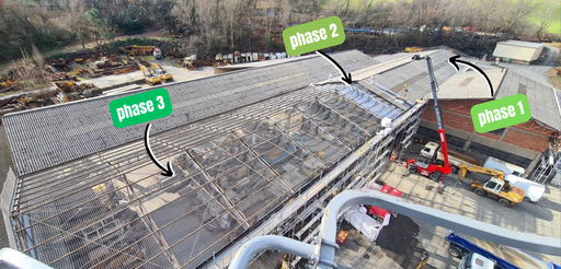 sécurisation de toiture filet anti-chute